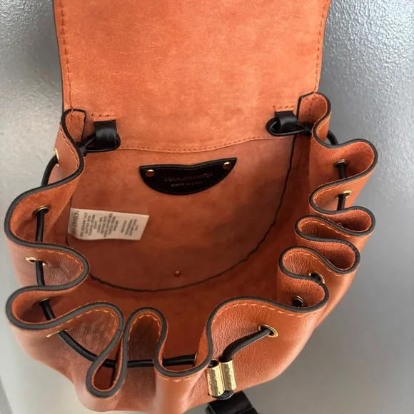 Ulla Johnson Paloma Ruched Convertible Leather Bag - Picture 8 of 9